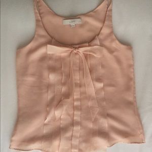 Pink Loft Ruffle Bow Camisole